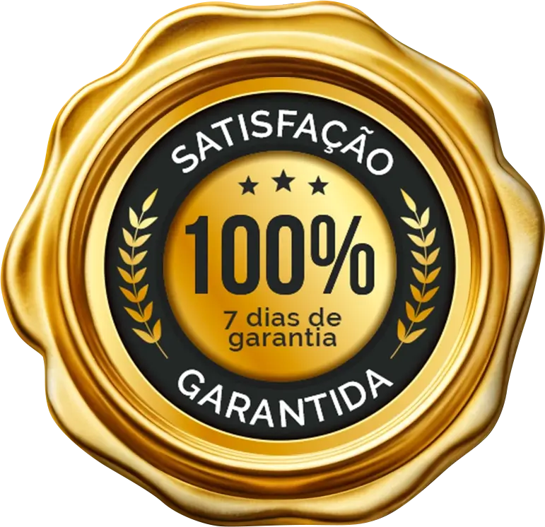 Selo de garantia incondicional de 7 dias
