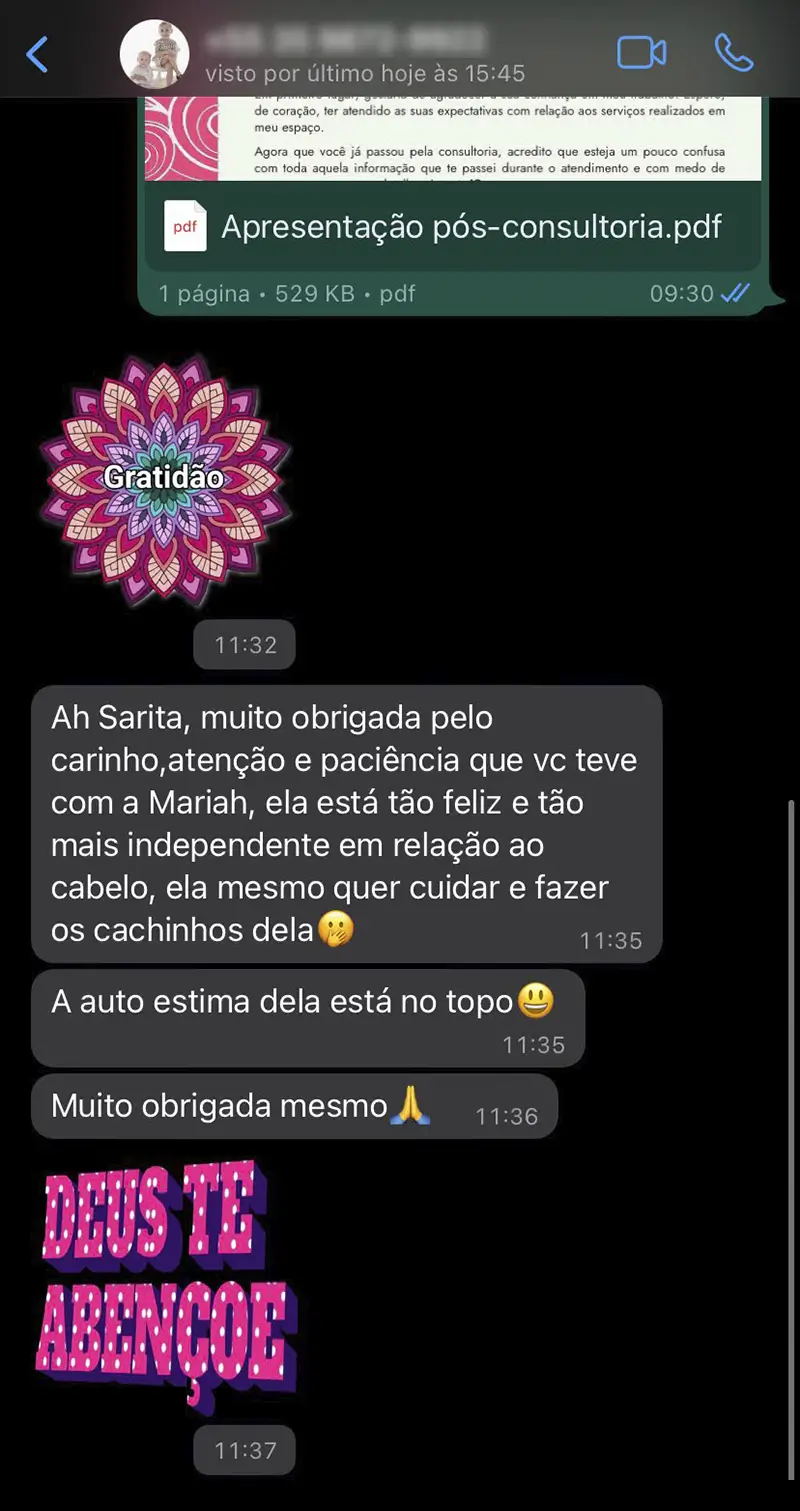 Depoimento de aluna 3