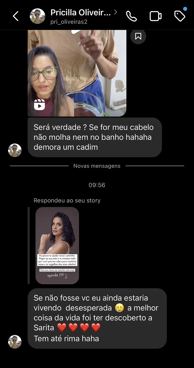 Depoimento de aluna 4