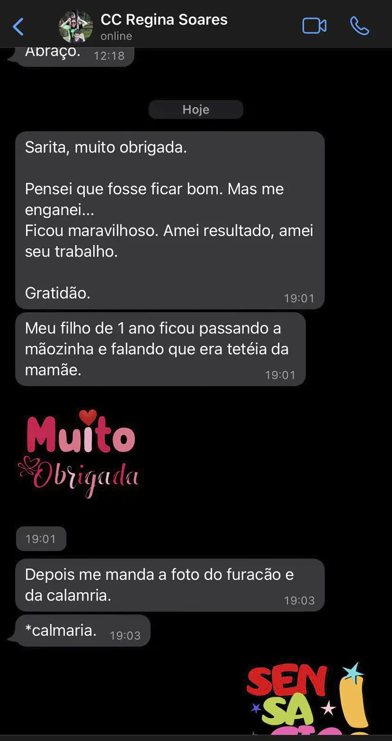 Depoimento de aluna 6